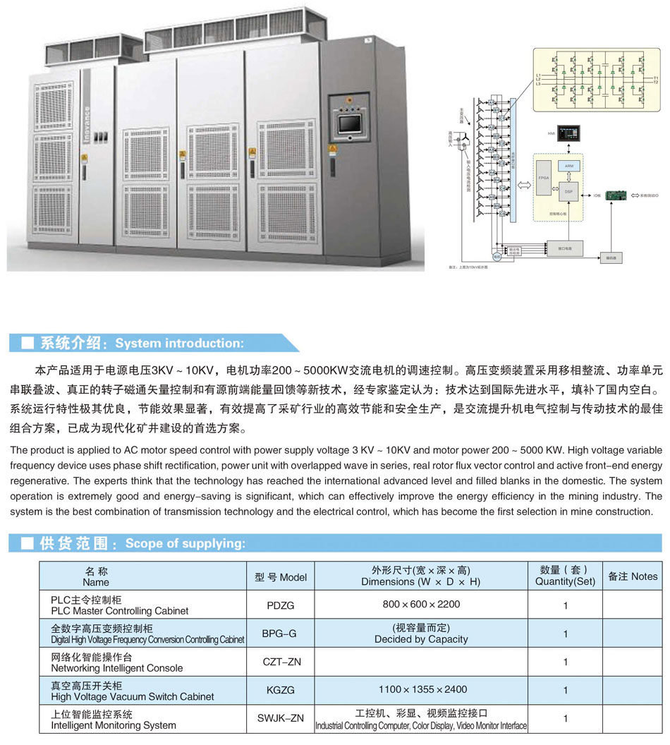 高壓變頻調(diào)速系統(tǒng)